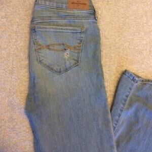 Abercrombie Kid’s Light Wash Distressed Jeans Sz 16 Slim